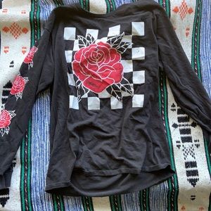 Call your mother long sleeve rose top